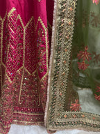 GUL BADAN-3 piece Embroidered Pakistani bridal Lehenga choli