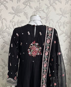 HUSN-E-EID  3 pieces Embroidered viscose Maxi dress