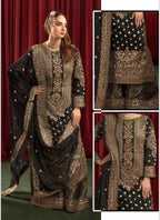 ASHIANA- heavy embroidered chiffon suit