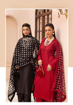 IONA- 3 pieces DHANAK fabric suit with Laser cut Duppatta