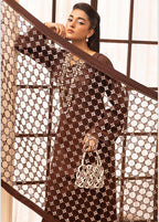 IONA- 3 pieces DHANAK fabric suit with Laser cut Duppatta