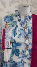 COCO by ZSH- 3 piece Printed Lawn Suit (original )