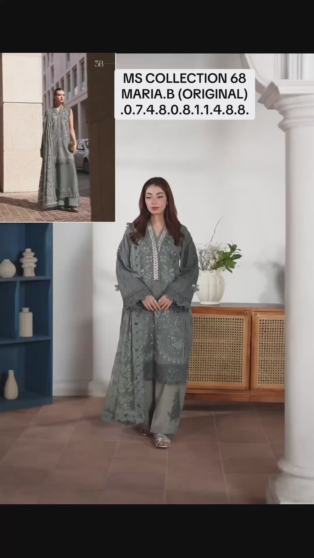 MARIA B LUXE LAWN 2026- 3B ( original)