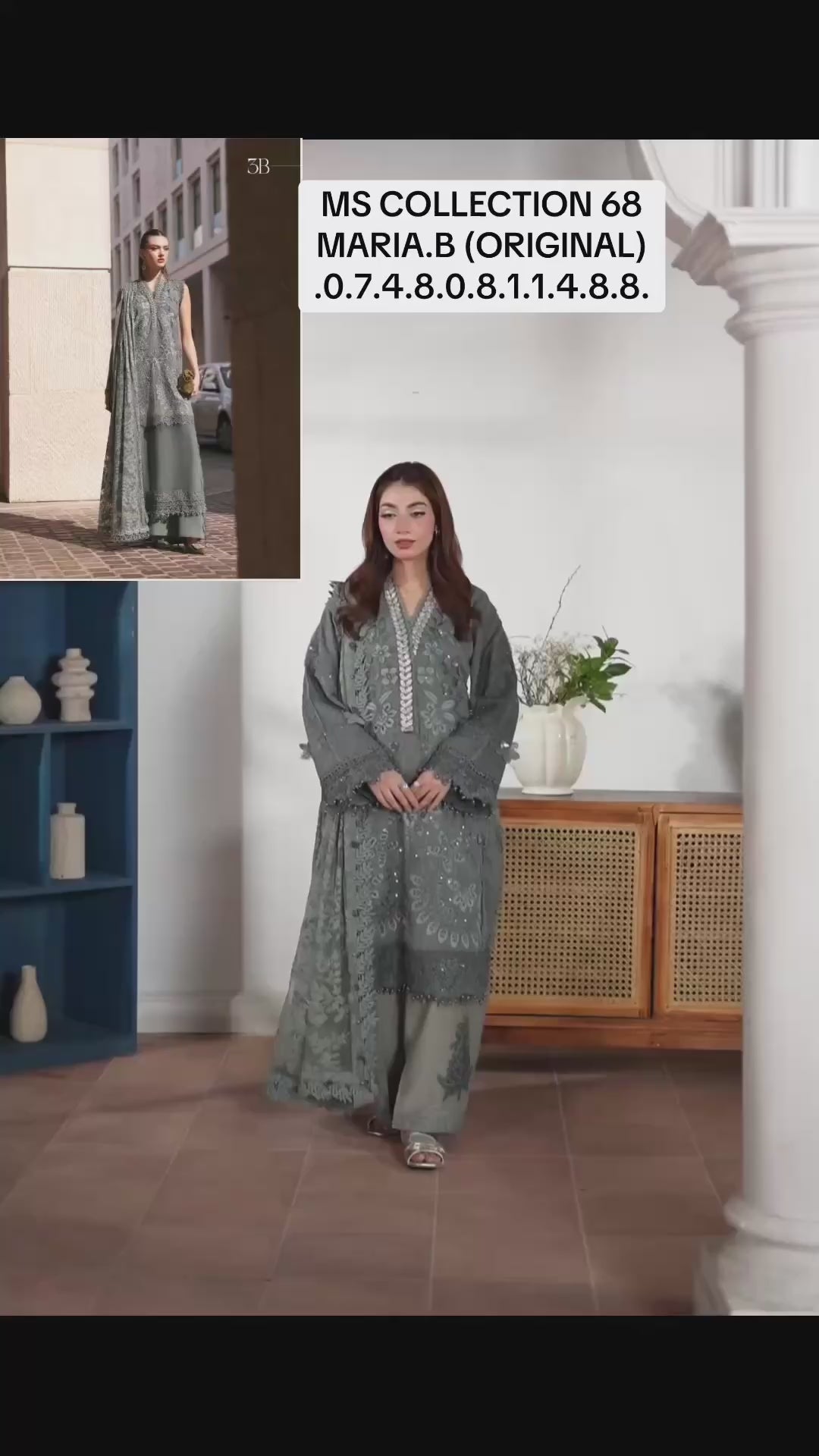 MARIA B LUXE LAWN 2026- 3B ( original)
