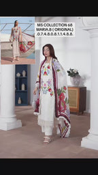 Maria B Luxury Lawn 2026-10A ( original)