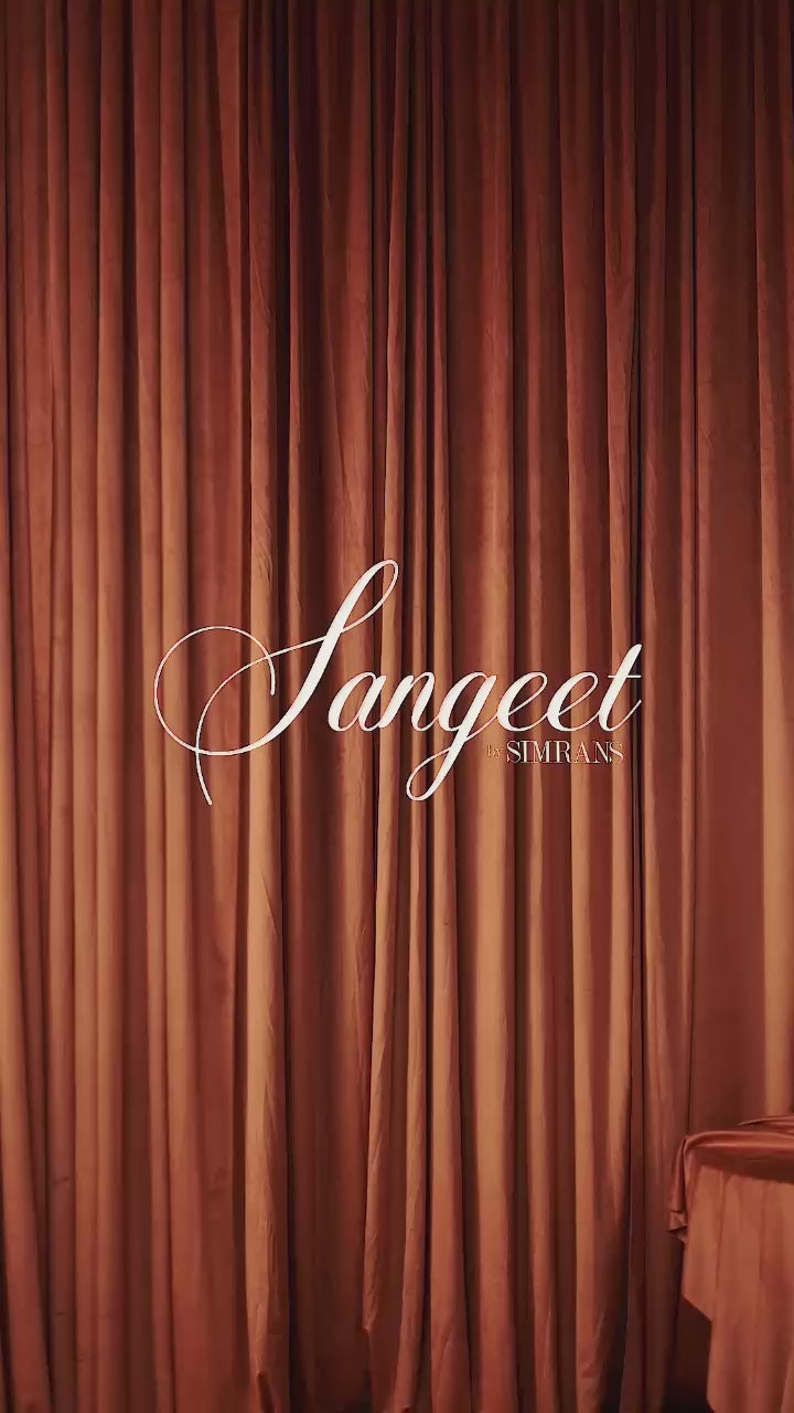 SANGEET- 3 piece heavy Embroidered soft organza Suit