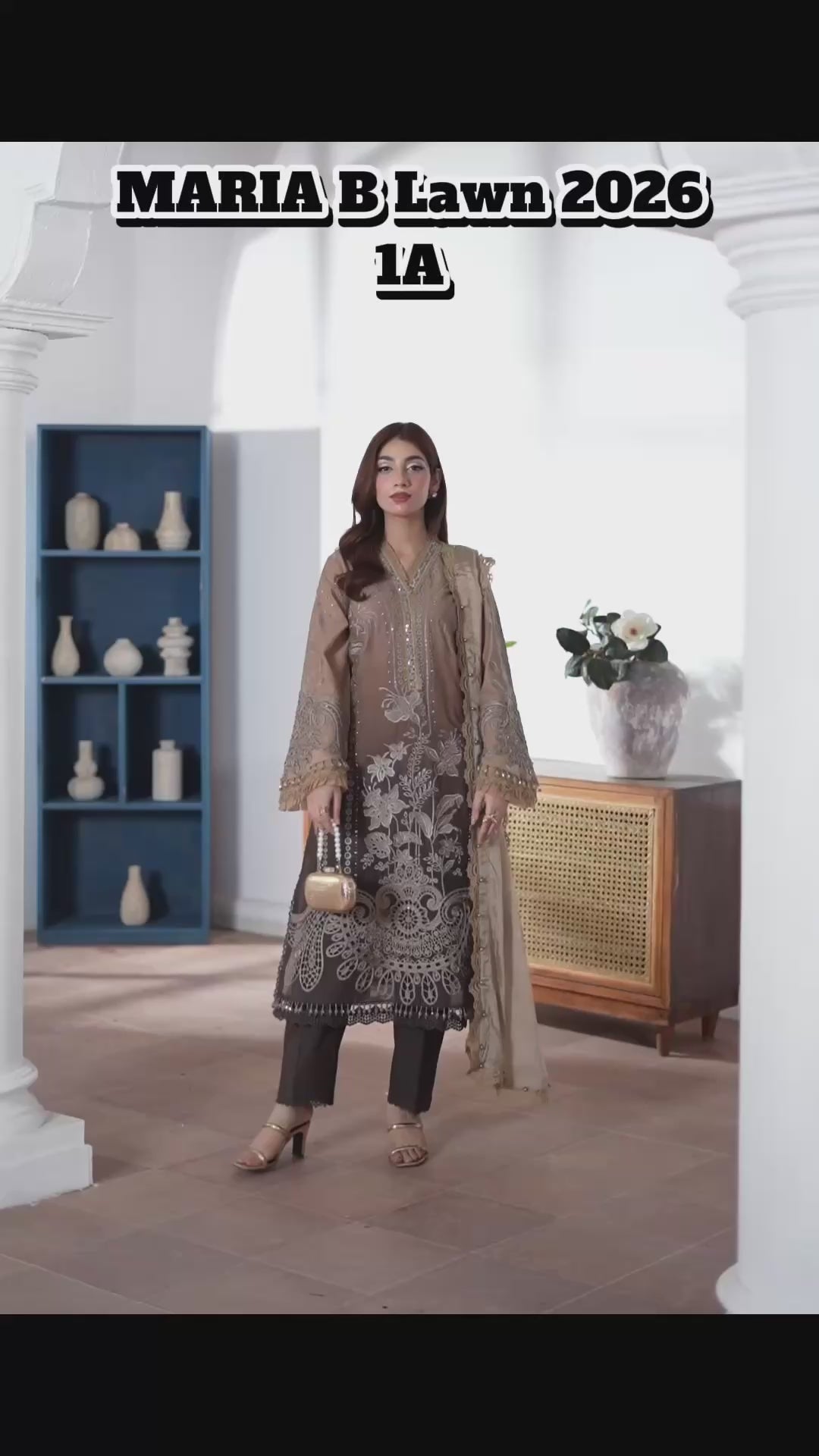 MARIA B LUXE LAWN- 1A ( original)