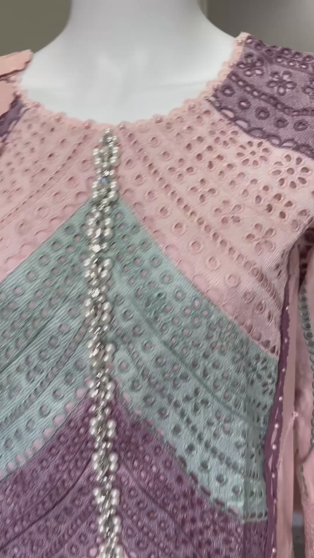 Pastel Bloom-3 piece Luxury chikankari Lawn Suit