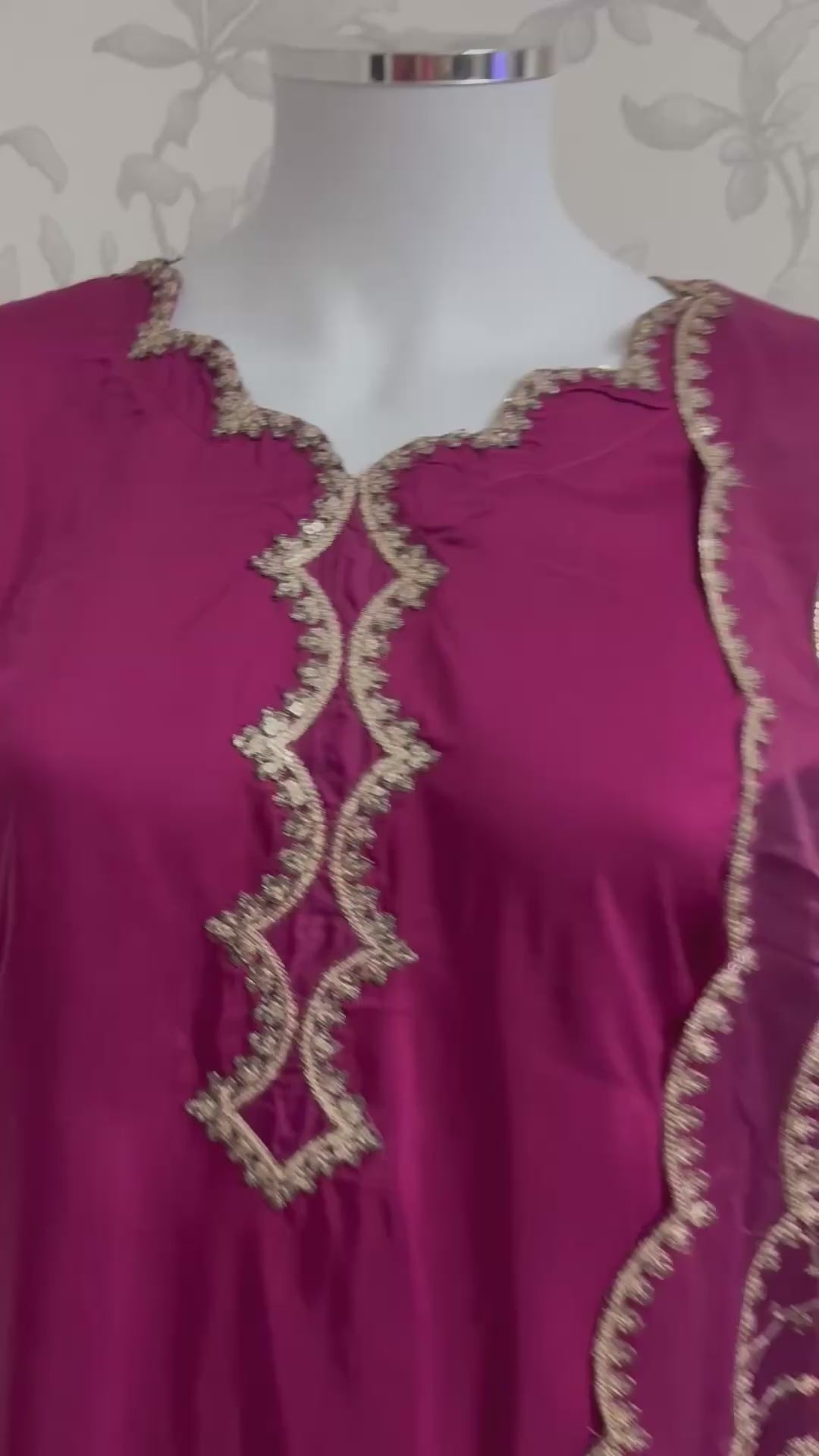 ALARA-3 piece Embroidered Viscose suit
