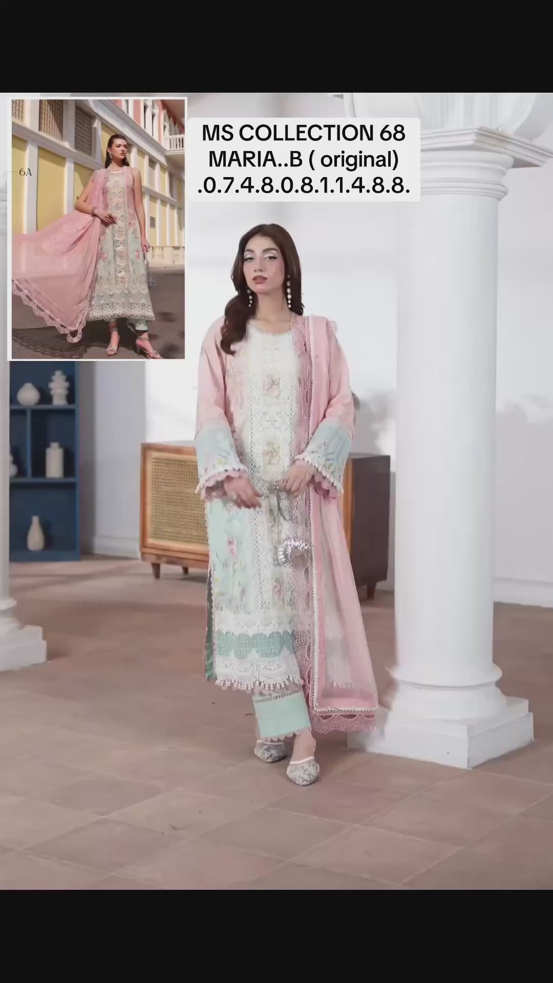 MARIA B LUXE LAWN 2026- 6A ( original)