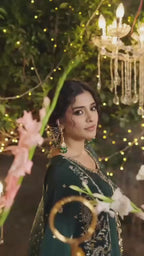 CHAAND RAAT- 3 piece Embroidered Raw Silk suit