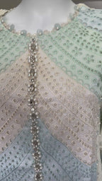 Mint Pearl- 3 piece Luxury Embroidered Lawn Suit