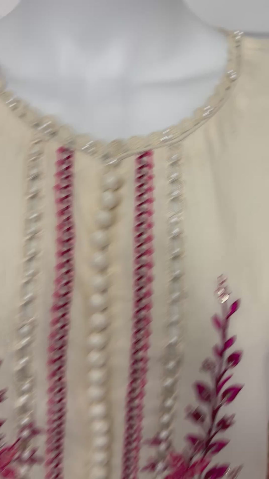 Rose Blossom-3 piece Luxury Embroidered Suit