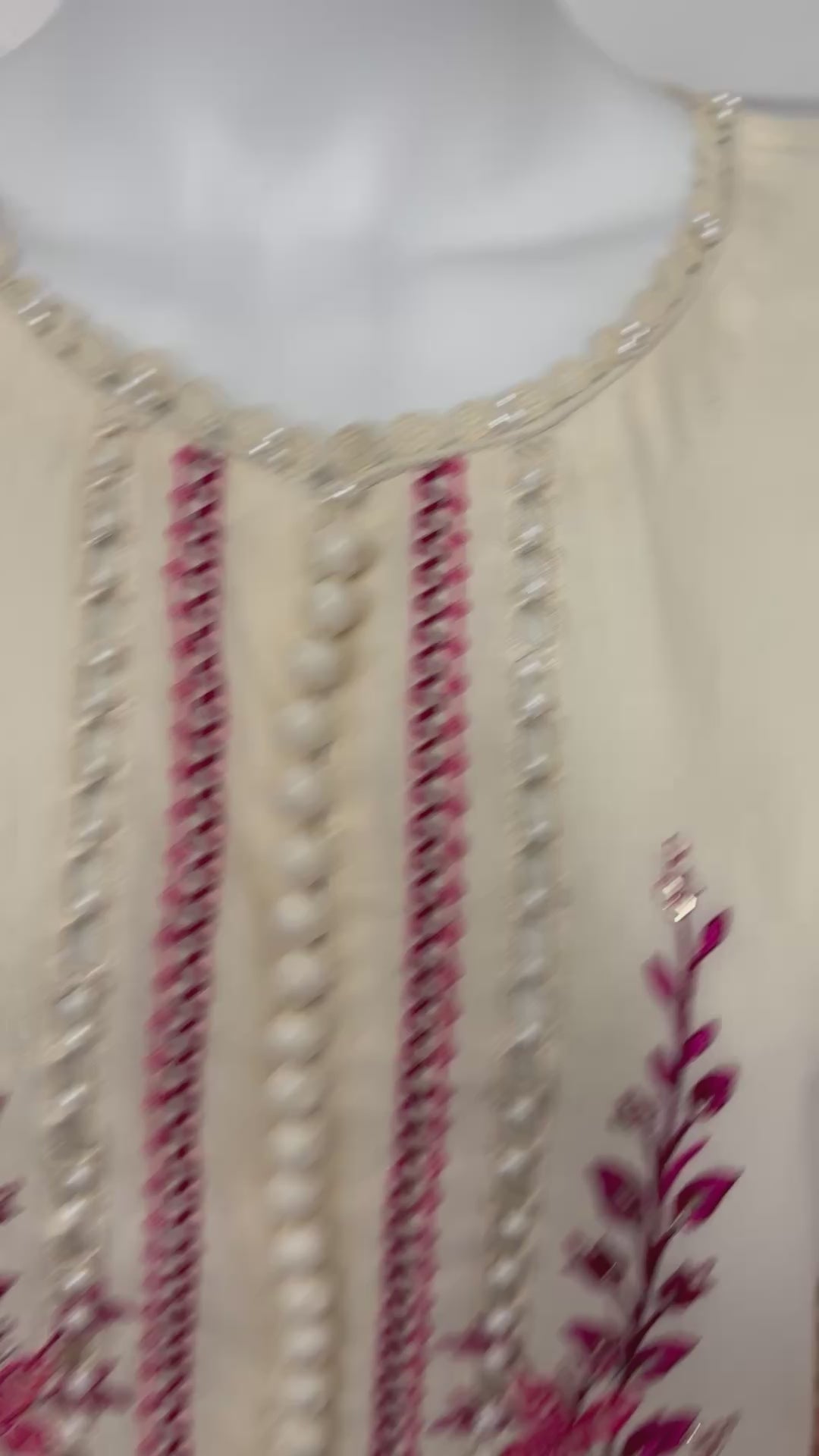 Rose Blossom-3 piece Luxury Embroidered Suit