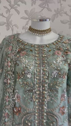 PEARLS Luxury Hand-Embellished Pakistani 3 pcs Suit